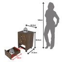 Ver imagem 3 de Gaveteiro 38,5x60,5cm com 3 Gavetas e Rodízio ME4108