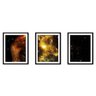 Quadro mdf preto 68x126 universo colorido mod 80 - 1