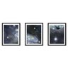 Quadro mdf preto 68x126 universo colorido mod 76 - 1