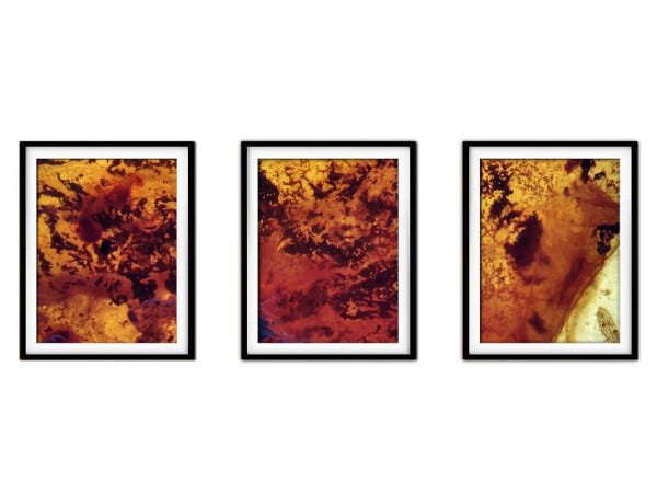 Quadro mdf preto 68x126 universo colorido mod 68 - 1