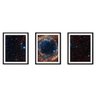 Quadro mdf preto 68x126 universo colorido mod 47 - 1