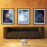 Quadro mdf preto 68x126 universo colorido mod 22 - 2