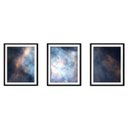 Ver imagem 1 de Quadro mdf preto 68x126 universo colorido mod 22