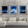 Quadro mdf preto 68x126 universo colorido mod 17 - 2