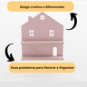 Prateleira Infantil para Brinquedos e Decoração -casinha Duo - Sal Rosa - 2