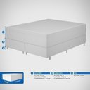Ver imagem 5 de Conjunto Box Molas Ensacadas Probel Versailles Ultra Gel King 193x56cm
