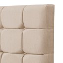 Ver imagem 5 de Cabeceira Cama Casal Estofada 1,40 - Maia Linho Cru