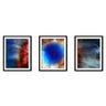 Quadro mdf preto 45x96 universo colorido mod 8 - 1
