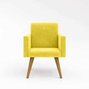 Ver imagem 4 de Cadeira Recepção Poltrona Escritório Amarelo