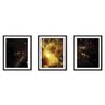 Quadro mdf preto 30x66 universo colorido mod 268 - 1