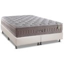 Ver imagem 1 de Cama Box Queen: Colchão Molas Ensacadas Anjos Master Richesse + Base White(158x198)