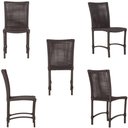 Ver imagem 5 de Mesa Ascoli 120 Cm com 6 Cadeiras Cannes de Alumínio, Pintura Marrom e Trama Tela de Corda Náutica