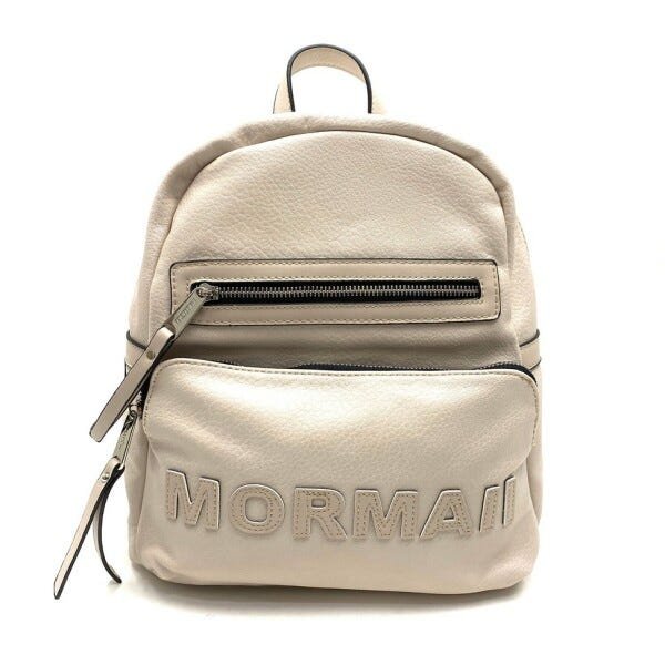 MOCHILA MORMAII COURO PU BOLSOS APLIQUE COLORS FEMININA - Único - Nude |  MadeiraMadeira