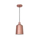 Ver imagem 1 de LUSTRE PENDENTE MALTA CONE 1 LAMP E27 ROSÊ - 3137 RSE