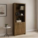 Ver imagem 2 de Armário Alto para Escritório 171,5x60cm com 2 Portas e 5 Prateleiras ME4110