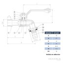 Ver imagem 2 de Torneira Esfera Cromada 1/2 X 3/4 Tanque e Jardim Máquina de Lavar Latão com Bico para Mangueira