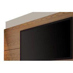 Rack com Painel Classic com 2 Gavetas 220cm Freijó com Off White - Imcal Móveis - 3