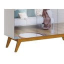 Ver imagem 4 de Buffet Classic 3 Portas Off-White com Freijó e Espelho