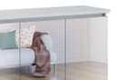 Ver imagem 3 de Buffet Classic 3 Portas Branco Acetinado e Espelho