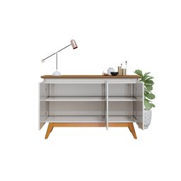 Buffet Classic 3 Portas Off-White com Freijó - 3 Buffet Classic 3 Portas Off-White com Freijó - 3