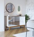 Ver imagem 2 de Buffet Classic 3 Portas Off-White e Espelho