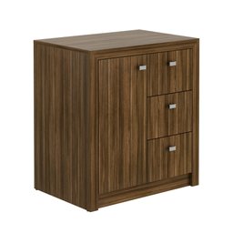 Balcão para Escritório 68cm com 1 Porta e 3 Gavetas ME4111 - 4