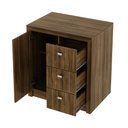 Ver imagem 6 de Balcão para Escritório 68cm com 1 Porta e 3 Gavetas ME4111