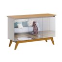 Ver imagem 1 de Buffet Classic 3 Portas com Espelho Off White com Nature