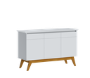 Ver imagem 2 de Buffet Classic 3 Portas Branco Acetinado
