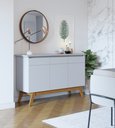 Ver imagem 1 de Buffet Classic 3 Portas Branco Acetinado
