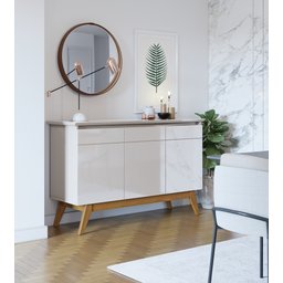 Buffet Classic 3 Portas Off-White - 1