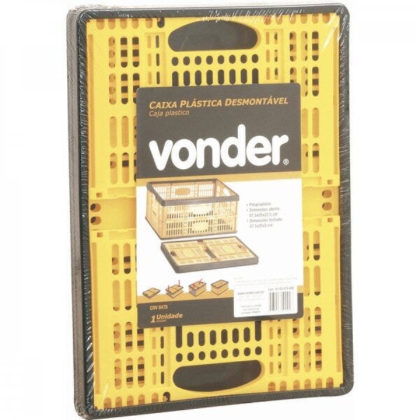 Caixa plástica desmontável CDV 0475 Vonder - 3
