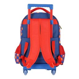 Mochila Escolar Infantil com Rodinhas Super Mario Ic41402mo Azul - Maxlog - 4