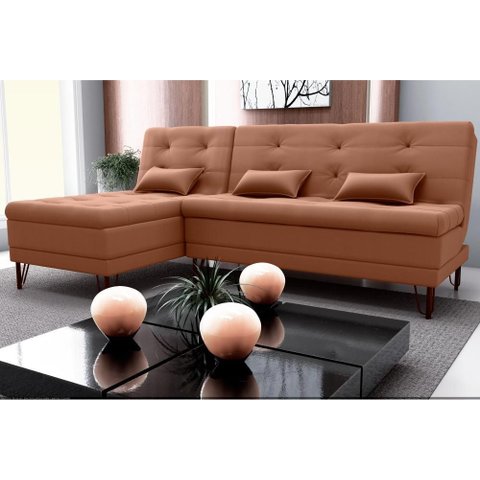 Sofá Cama 3 Lugares com Chass Casal Luxo Premium Nice Matrix