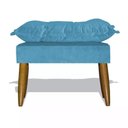 Ver imagem 5 de Kit 04 Puff Decorativo Opala - Azul Turquesa Azul Turquesa