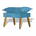 Ver imagem 4 de Kit 04 Puff Decorativo Opala - Azul Turquesa Azul Turquesa