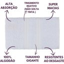 Ver imagem 4 de Jogo de Toalhas Gigante Itália Soft 2 Banhão + 2 Rosto + 2 Tapete Luxo 100% Algodão Branco