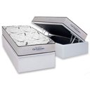 Ver imagem 1 de Cama Box Baú Solteiro: Colchão Espuma D45 Ortobom Hight Foam Hr + Base Crc Courano White(88x188)