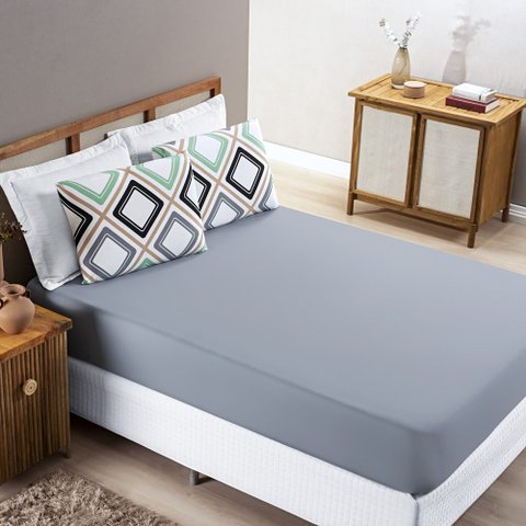 Jogo de Cama Malha Casal Quality 03 Peças - Harmony Bia Enxovais