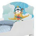 Ver imagem 5 de Cama Infantil Ursinho Patrulheiro com Colchão Mini Cama