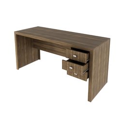 Mesa para Escritório 155cm com 3 Gavetas Reversível ME4113 - 6
