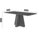 Ver imagem 3 de Conjunto: Mesa de Cozinha Maitê Tampo Madeirado 130x80cm e 4 Cadeiras Paola Cinamomo - Carvalho/