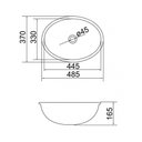 Ver imagem 2 de Cuba de Embutir Cbo-09 Oval Louça Sanitária Branca Lorenzetti