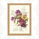 Ver imagem 1 de Quadro Moldura Dourada Ferradura Flores 45x34cm:com Vidro