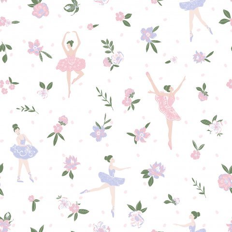 PAPEL DE PAREDE BOBINEX SONHOS - BAILARINAS