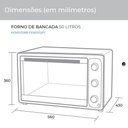 Ver imagem 4 de Forno Eletrico 50 Litros FE5012PT Suggar