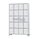 Ver imagem 1 de Armário Roupeiro De Aço 24 Portas Para Vestiário Academia Locker Branco