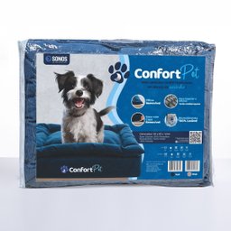Kit 2 Camas Confort Pet Sonos Azul - 2