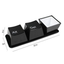Canecas Control Alt Del Conjunto Kit com 03 unidades:Branca - 8