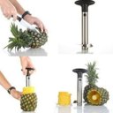 Ver imagem 3 de Descascador Cortador e Fatiador de Abacaxi 100% Aço Inox Premium Marca: Remover Knife®